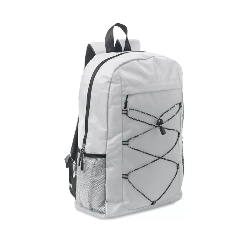 Plecak RPET 600D ze sznurkiem HIGE - Bialy (MO2491-06)