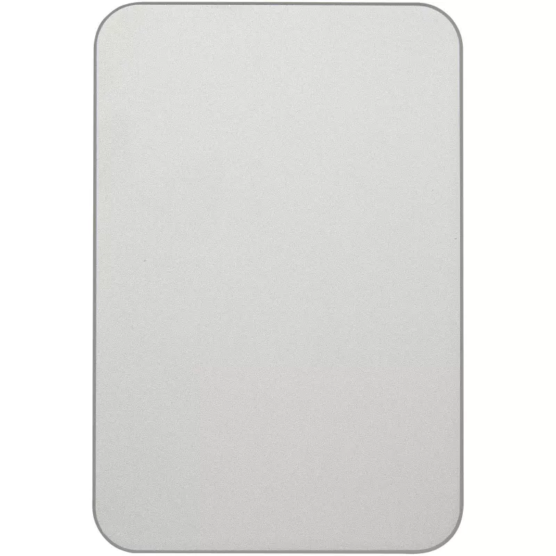 Powerbank Avis 5000 mAh z recyklingowanego aluminium posiadającego certyfikację RCS, z wbudowanym magnesem  - Srebrny (12444381)