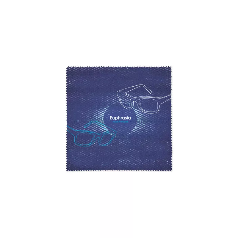 Ściereczka z mikrofibry RPET 13x13 cm RPET CLOTH - Bialy (MO9902-06)