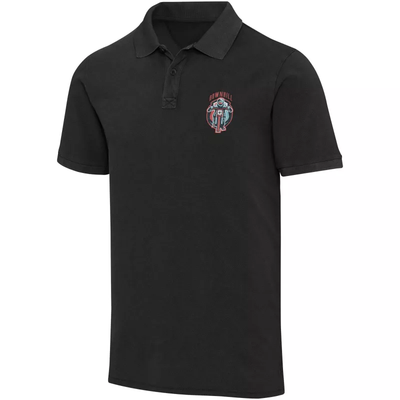 Calgary 200 g/m2 sprana męska koszulka polo - Czarny (39567-BLACK)