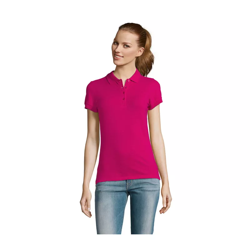 Koszulka polo damska piqué 170 g/m² Sol's PASSION - Fuchsia (S11338-FU)