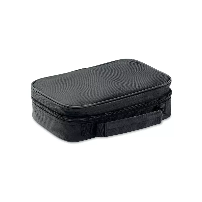 Zestaw do gry w bule w etui z poliestru OTHO - Czarny (MO8633-03)