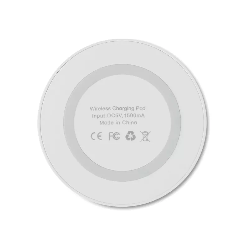 Ładowarka bezprzewodowa 5W WIRELESS PLATO - Bialy (MO9446-06)