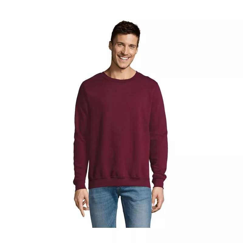 Bluza unisex klasyczna 280 g/m² Sol's NEW SUPREME - Burgundy (S13250-BG)