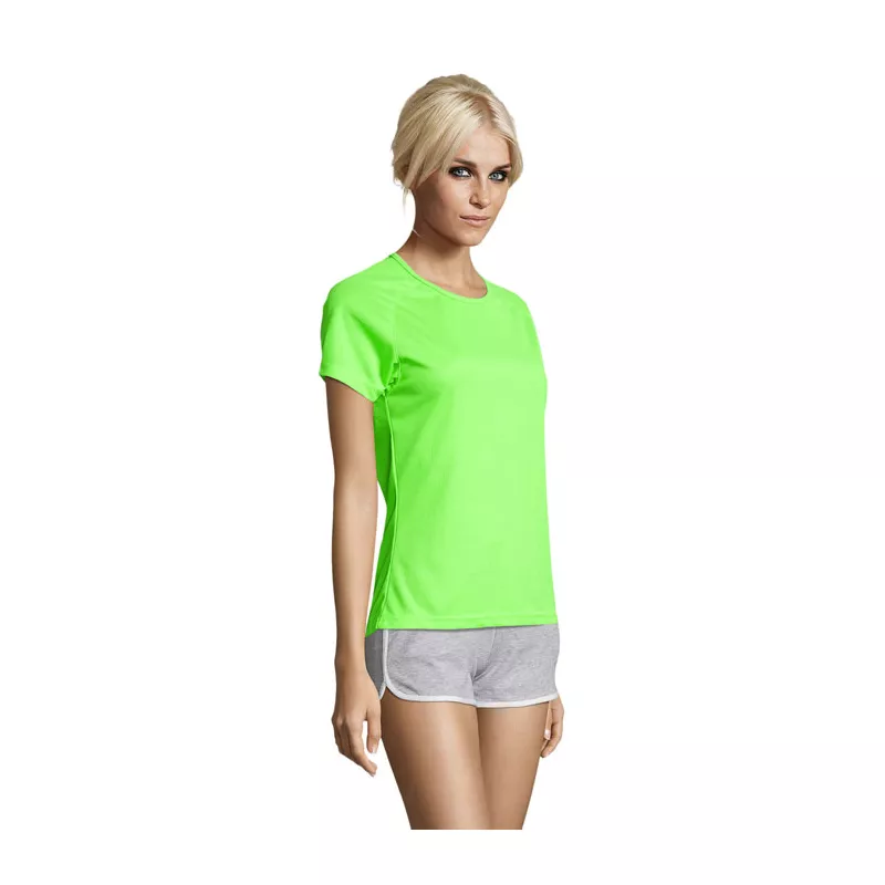 Koszulka sportowa damska 140 g/m² Sol's SPORTY WOMEN - Neon Green (S01159-NG)
