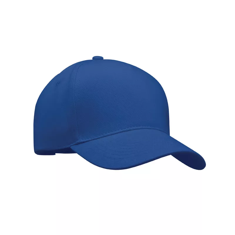 Czapka z daszkiem 5-panelowa 260 g/m² LONG BEACH SINGA - Niebieski (MO6875-37)