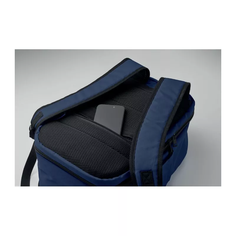 Plecak kabinowy z RPET na laptop 15" FLYSAFE - Niebieski (MO2840-04)