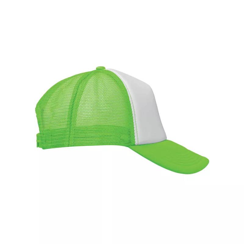 Czapka trucker 5-panelowa 150 g/m² BUBBLE - Fluorescencyjny Zielony (MO2269-68)