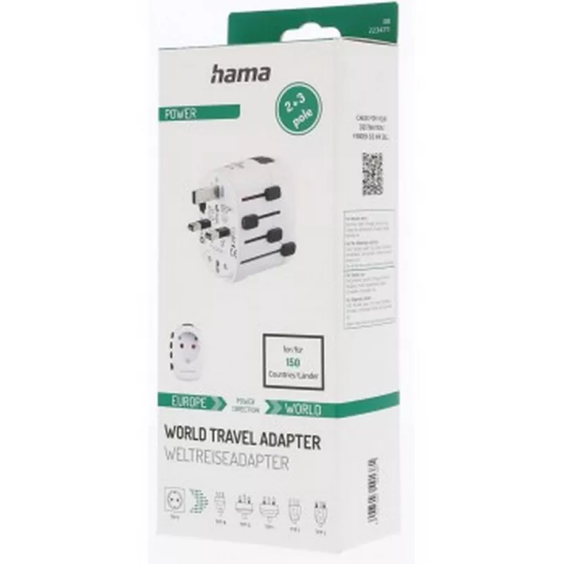 Adapter podróżny Skross for Hama Pro - biały (VH050-02)
