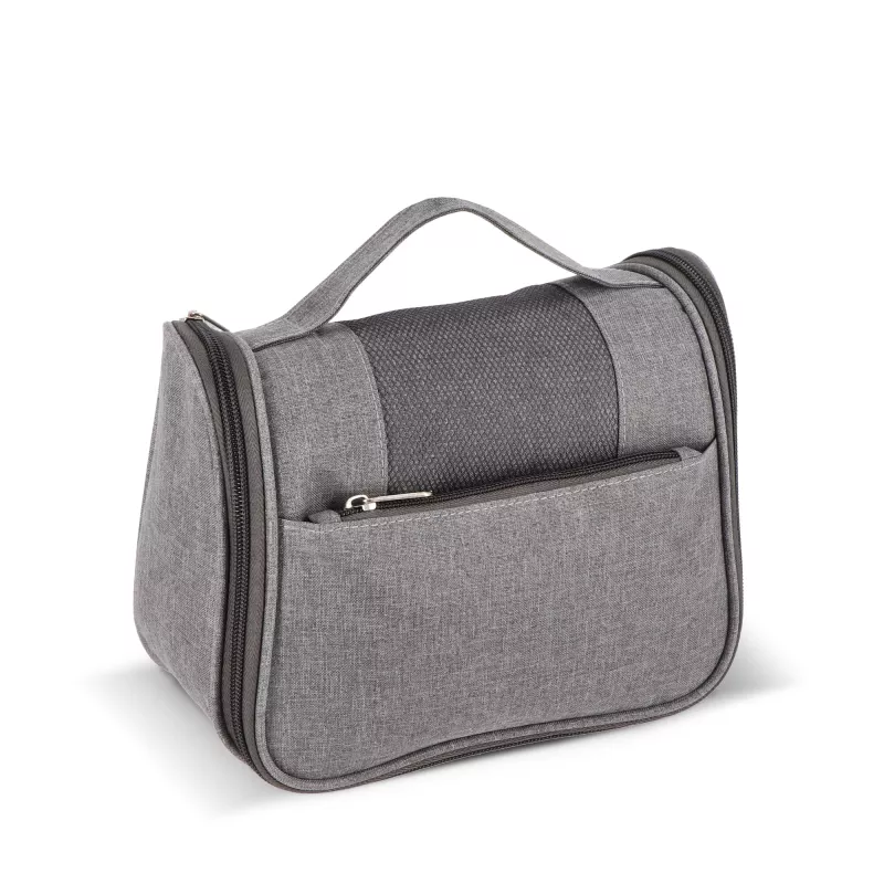 Torba podróżna na kosmetyki rPET 300D Kora - szary (LT95396-N0061)