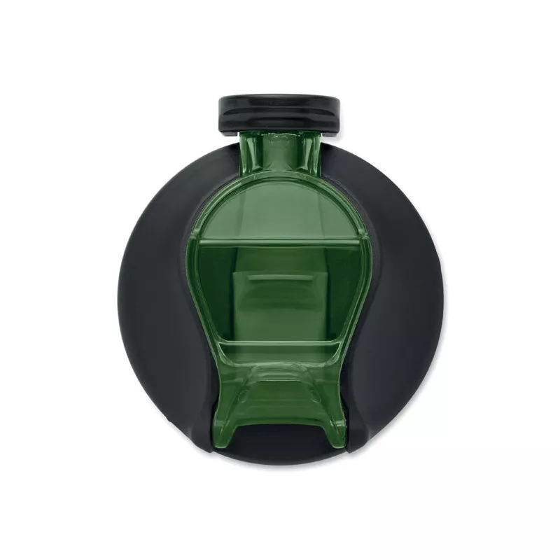 Butelka sportowa motywacyjna z RPET 700 ml ENKEL - Przezroczysty Zielony (MO2792-24)