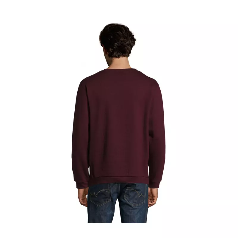 Bluza męska z okrągłym dekoltem 260 g/m² Sol's SPIDER - Oxblood (S01168-OX)