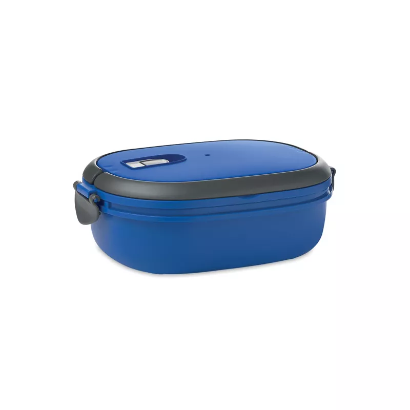 Lunchbox hermetyczny z PP 750 ml LUX LUNCH - Niebieski (MO9759-37)