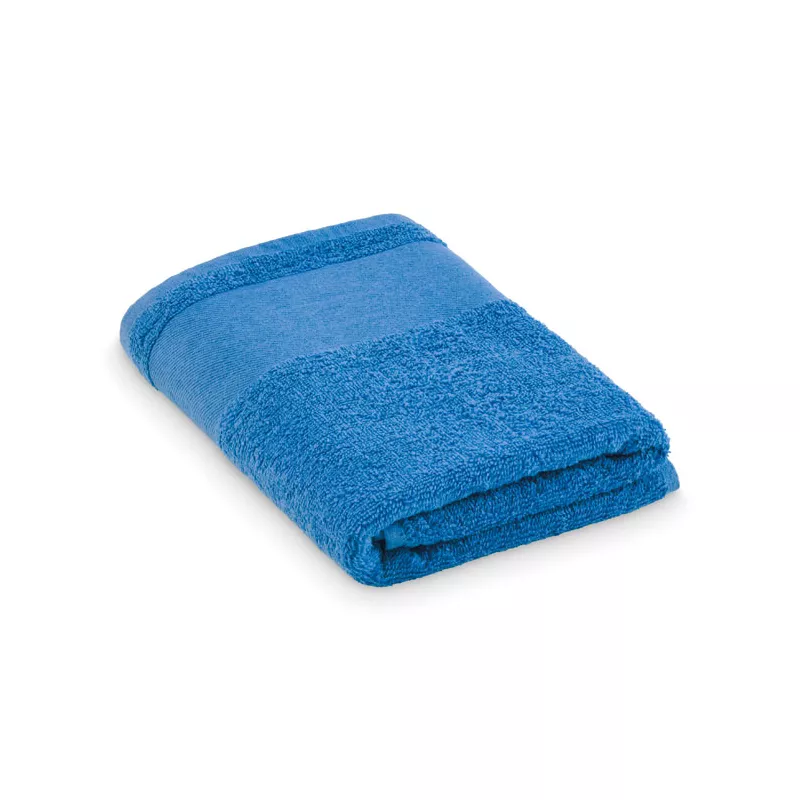 Ręcznik do rąk bawełniany 380 g/m² 50x100 cm ISLAND 50 - Niebieski (MO2765-37)