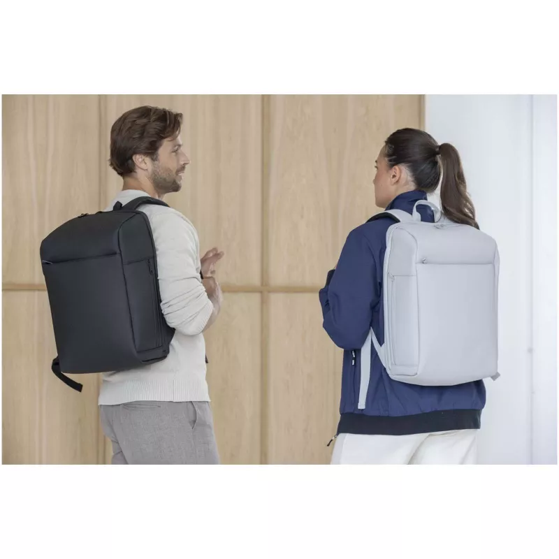 SMART plecak na laptopa 15” wykonany z materiałów z recyklingu (certyfikat GRS), o pojemności 18 litrów - Czarny (13015390)