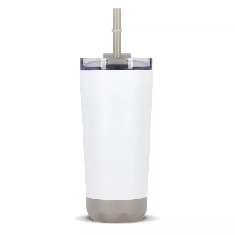 Kubek termiczny InSideOut ze stali nierdzewnej o podwójnych ściankach, 600 ml - biały (LT57017-N0001)