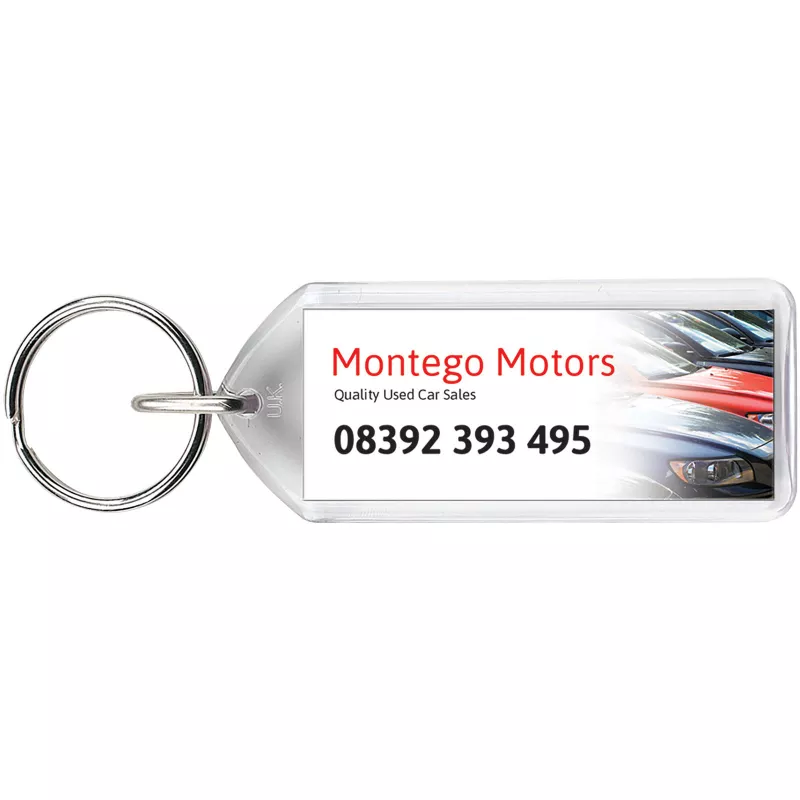 Brelok otwierany Stein F1 - Przezroczysty bezbarwny (21056200)