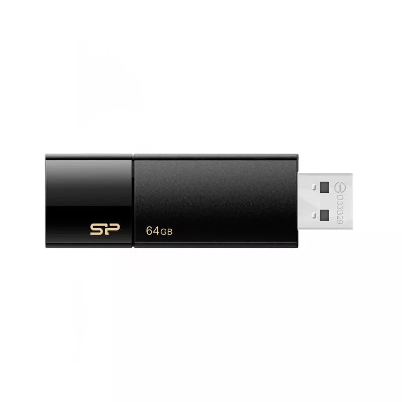 Pendrive Blaze B05, 16GB 3.0 Silicon Power - czarny (EG813203 64GB)