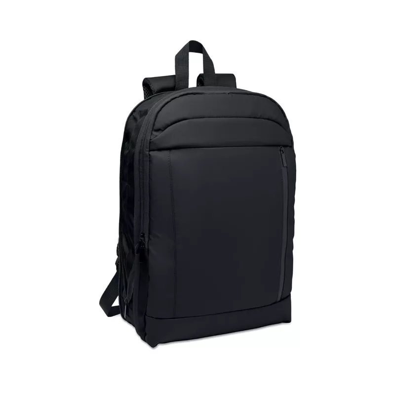 Plecak na laptop 16" rozszerzany z RPET XPANDA - Czarny (MO2753-03)