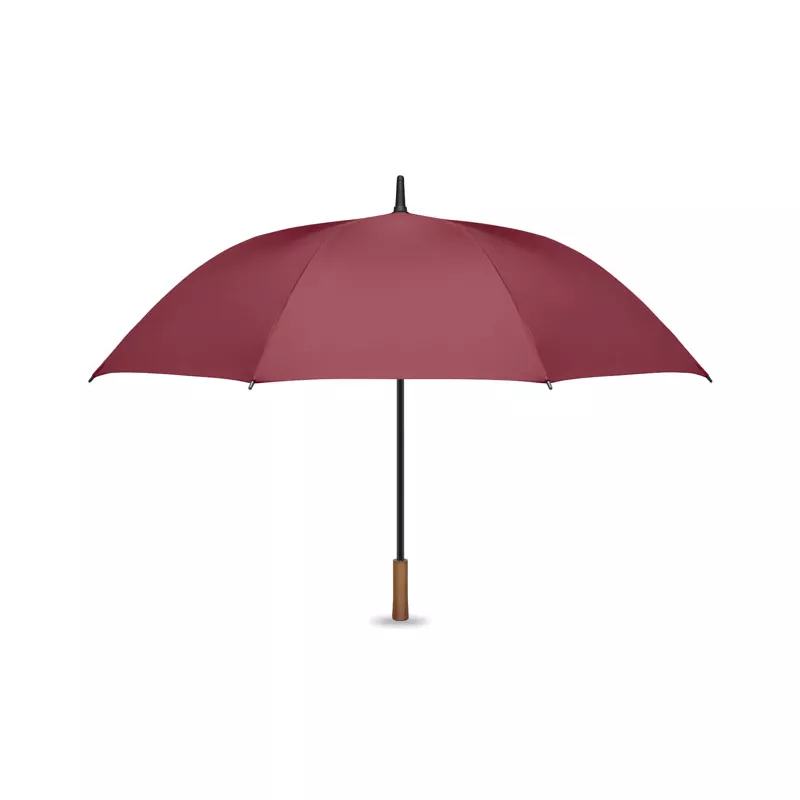 Parasol automatyczny 27" z drewnianą rączką RAYNA - Burgund (MO3220-02)