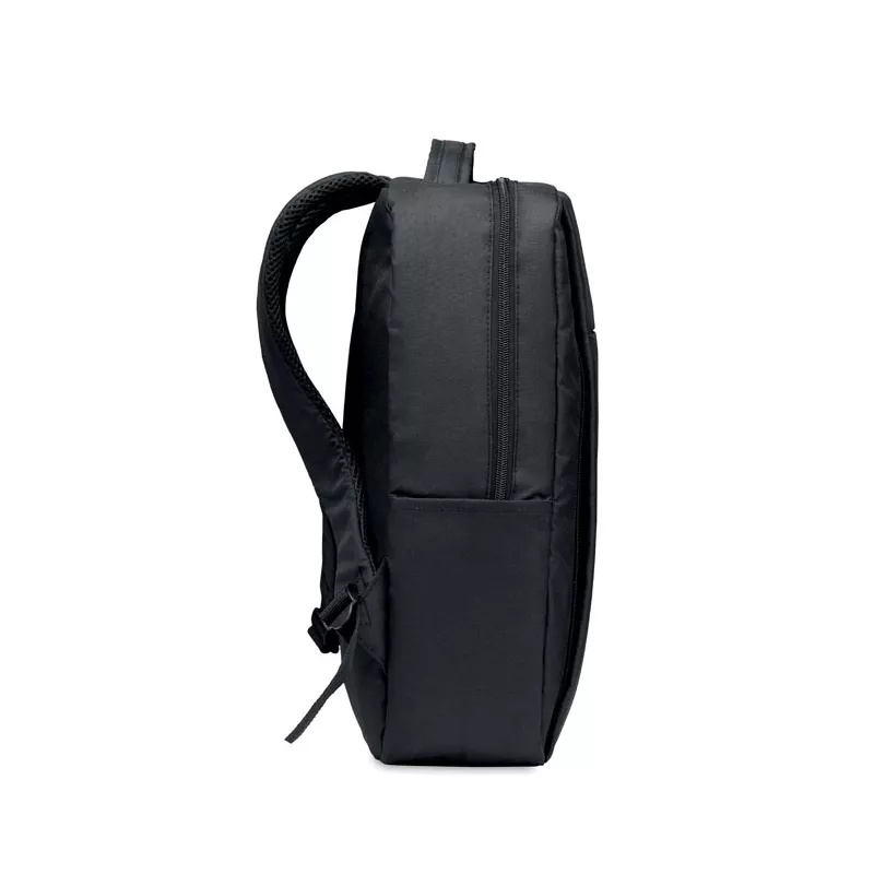 Plecak na laptop 13" z RPET z kablem USB SEOUL - Czarny (MO6328-03)