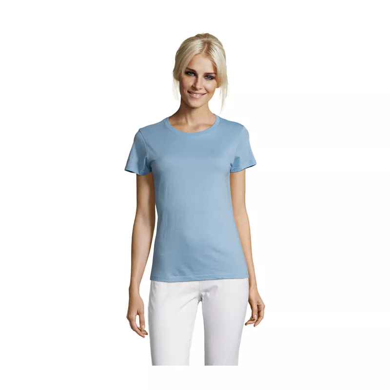 Koszulka damska dopasowana 150 g/m² Sol's REGENT WOMEN - Blekitny (S01825-SK)