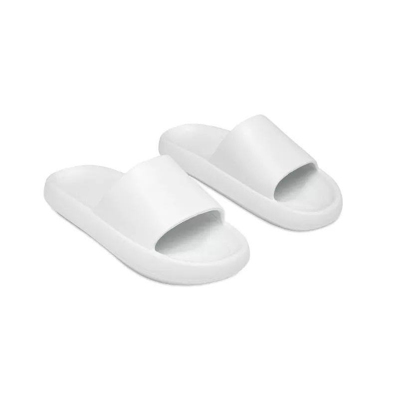 Klapki basenowe unisex z EVA rozmiar 40–41 EVASLIDE - Bialy (MO2897-06)