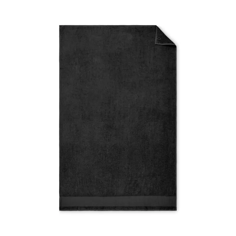 Ręcznik kąpielowy 380 g/m² 100x150 cm ISLAND 100 - Czarny (MO2767-03)