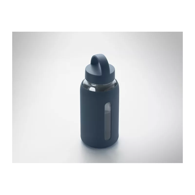 Butelka szklana z pokrowcem 600 ml BORIS - Francuski Granat (MO2912-85)