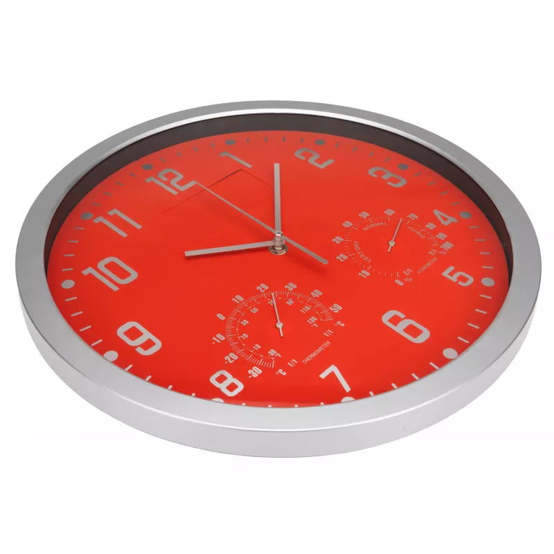Zegar ścienny CrisMa MALCOLM - czerwony (4123805)