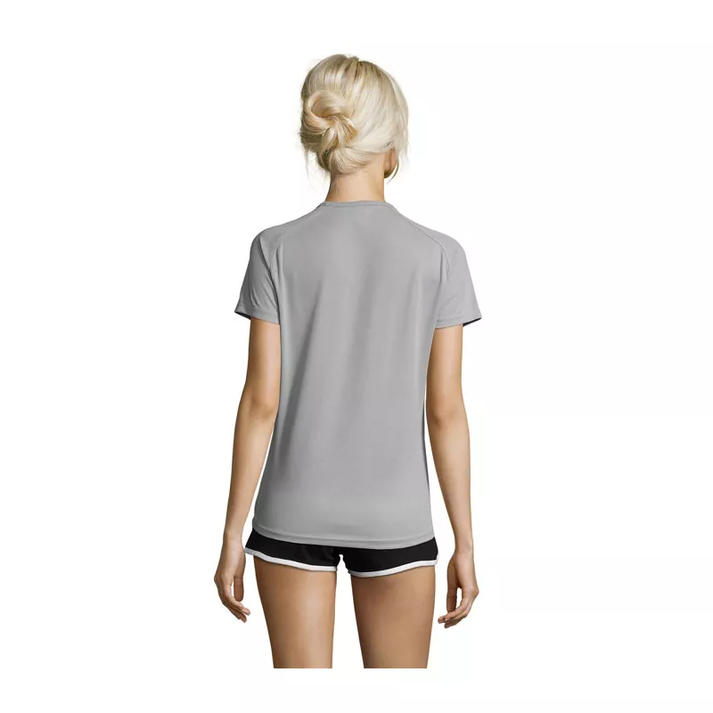 Koszulka sportowa damska 140 g/m² Sol's SPORTY WOMEN - Pure Grey (S01159-PG)