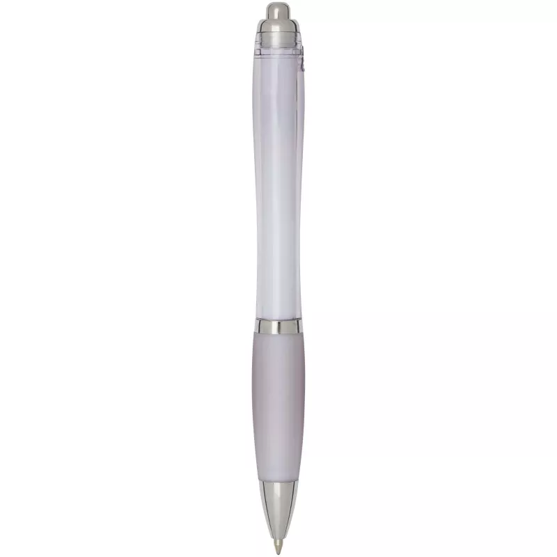 Nash długopis kulkowy z tworzyw sztucznych pochodzących z recyklingu z certyfikatem RCS, z kolorowym korpusem i uchwytem (nie - Liljowy (10645335)