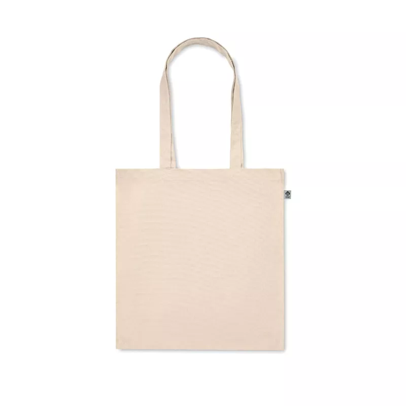 Torba na zakupy z bawełny organicznej 220 g/m² BENTE - Bezowy (MO2196-13)