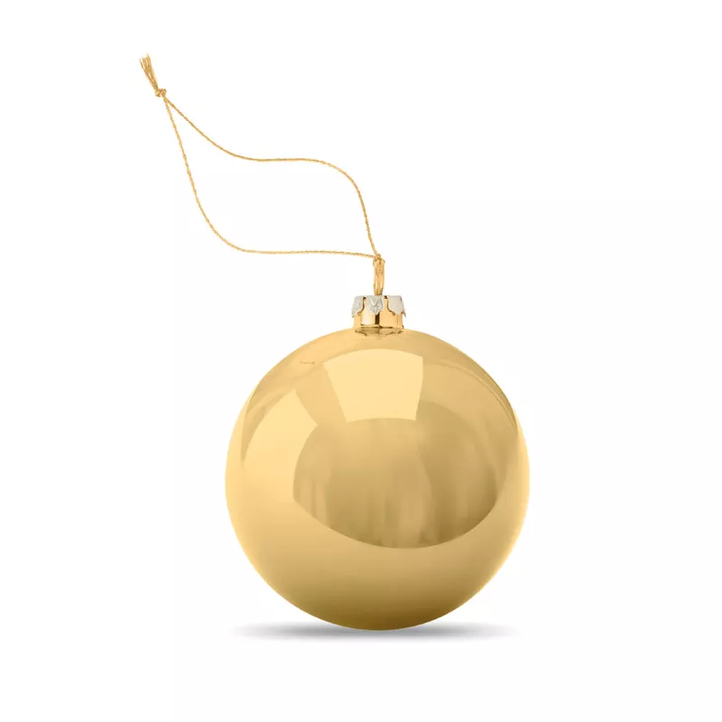 Bombka z płytką do sublimacji 6 cm HAPPY BALL - Matowy Zloty (CX1466-98)