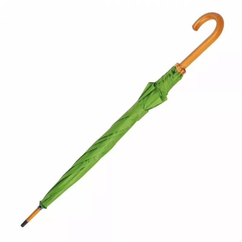 Parasol automatyczny drewniany Ø105 cm NANCY - jasnozielony (513129)