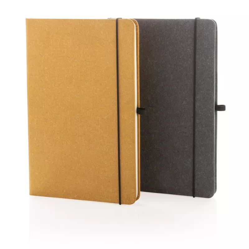 Notatnik A5, skórzana okładka - szary (P774.202)