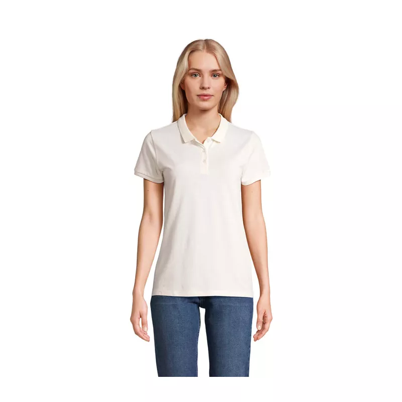 Polo damskie organiczne 170 g/m² Sol's PLANET WOMEN - Off-White (S03575-WW)