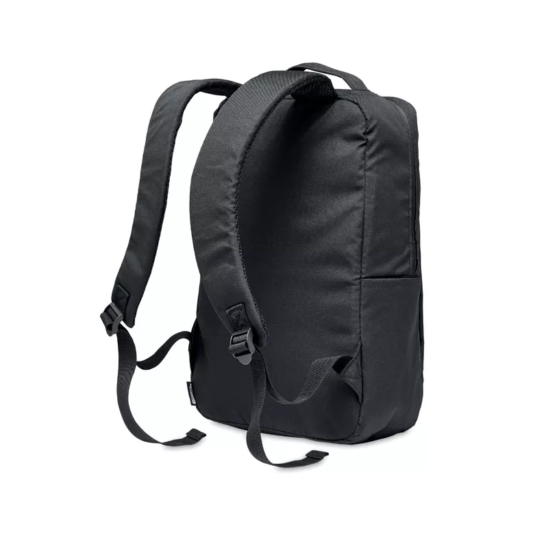 Plecak na laptop 13" z RPET z kablem USB SEOUL - Czarny (MO6328-03)
