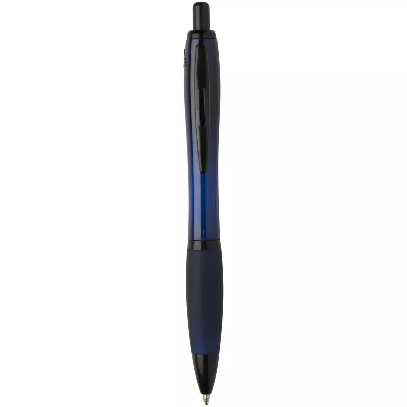 Nash długopis z tworzyw sztucznych pochodzących z recyklingu z czarnymi wykończeniami (czarny tusz) - Navy Blue (10629655)