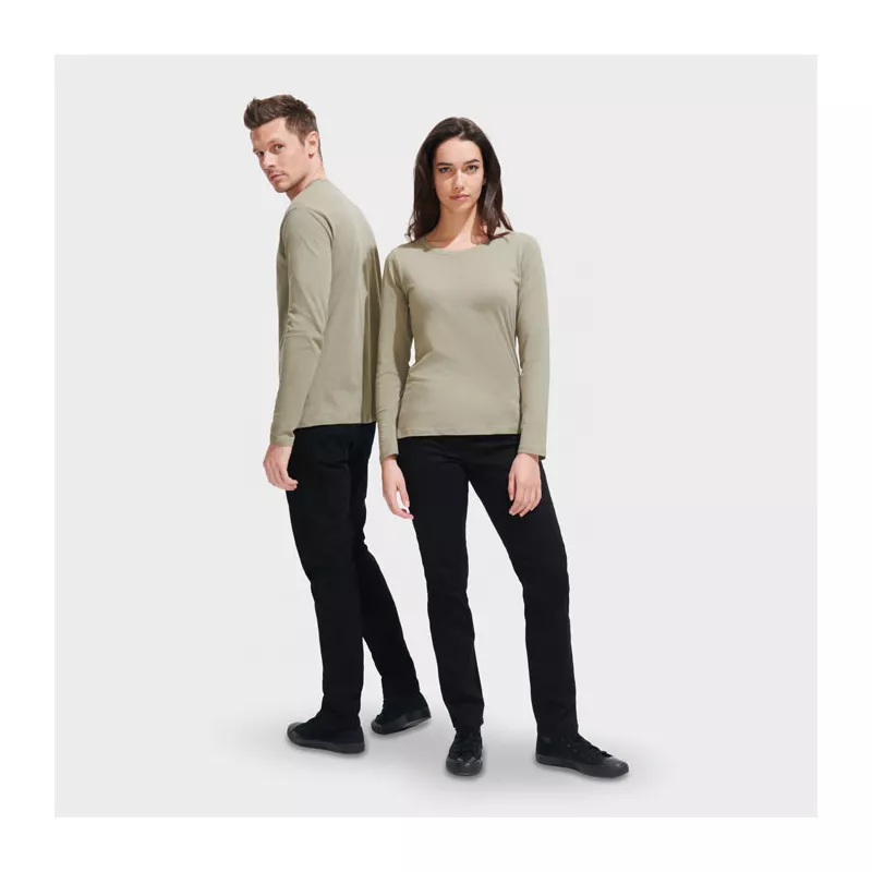 Koszulka męska z długim rękawem 150 g/m² Sol's MONARCH - Khaki (S11420-KH)
