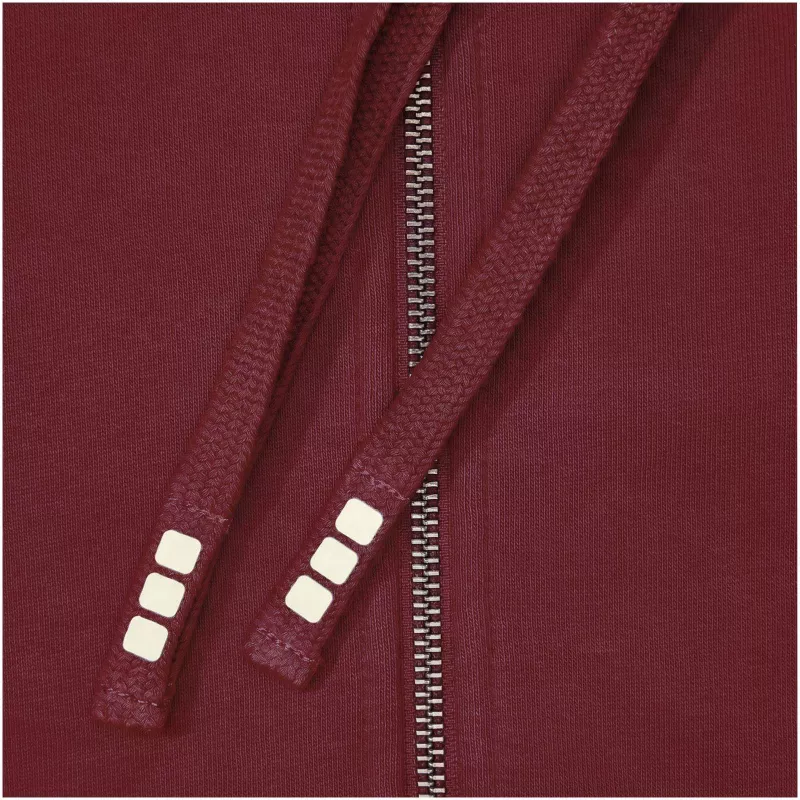 Rozpinana bluza z kapturem Arora - Głęboki bordowy (38211-DPBURGUN)