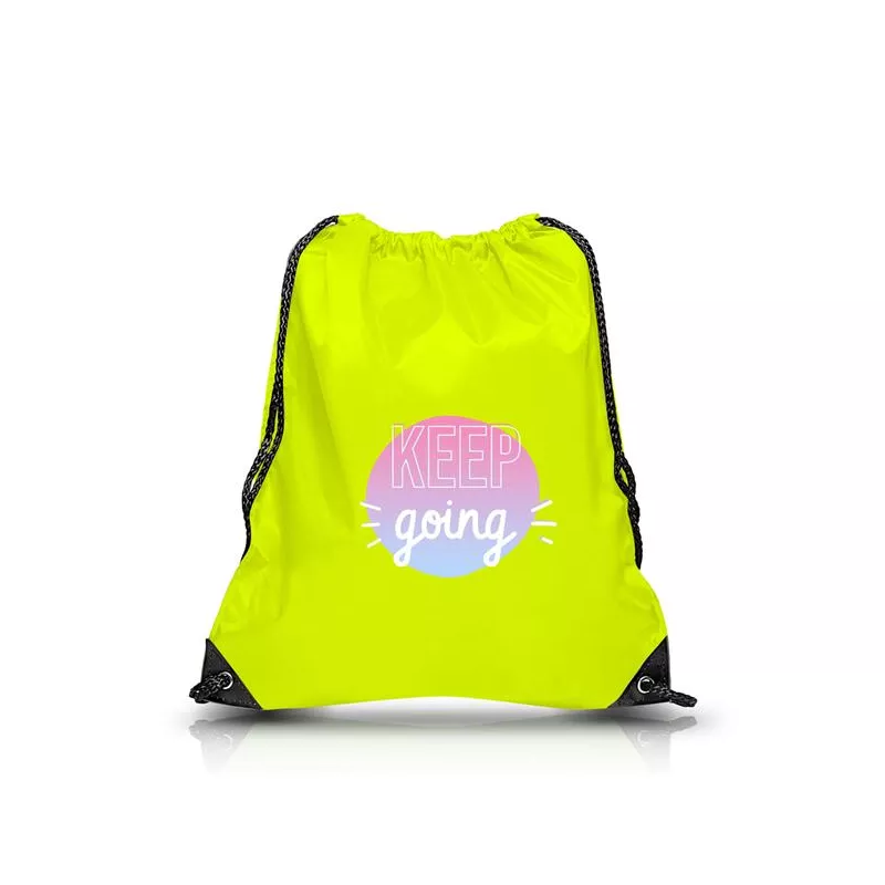 P-210D Plecak ściągany sznurkiem - Fluorescent Yellow (IP31018272)