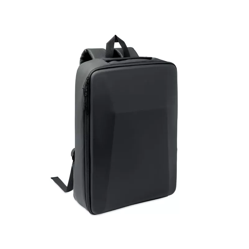Plecak na laptop 15" RPET z twardym frontem 15 l NOVIX - Czarny (MO3186-03)
