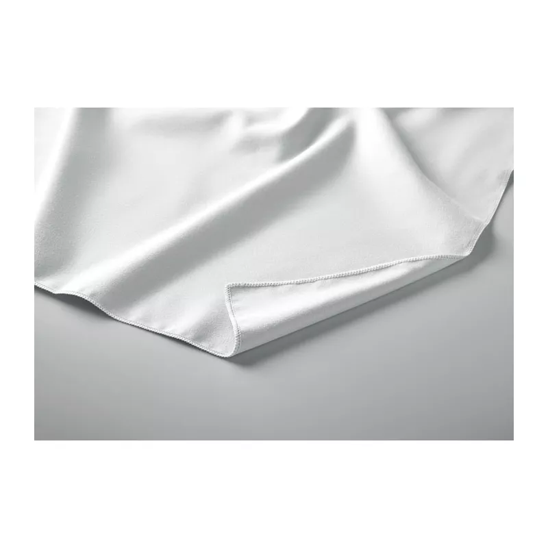 Ręcznik sportowy z mikrofibry 50x100 cm ATOLL 50 - Bialy (MO2761-06)