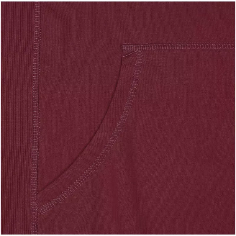 Rozpinana bluza z kapturem Arora - Głęboki bordowy (38211-DPBURGUN)