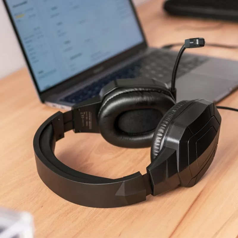 Zestaw słuchawkowy RAFFAELLA - czarny (3231603)