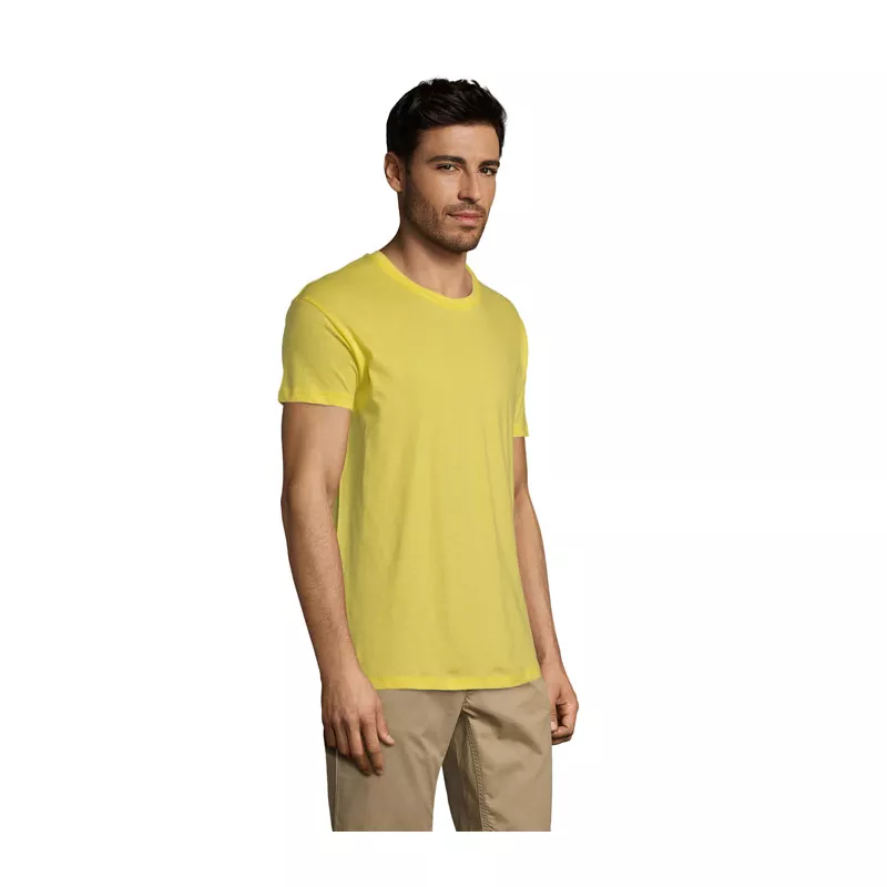 Koszulka unisex bawełniana 150 g/m² Sol's REGENT - Lemon (S11380-LE)