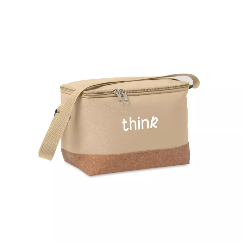 Torba chłodząca RPET z korkowym dnem 5 l KOELER - Khaki (MO2504-39)