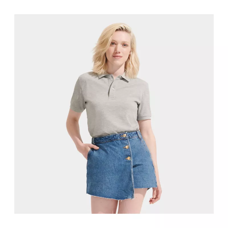 Koszulka polo organiczna 210 g/m² Sol's PEGASE - Wiosenna Zieleń (S04242-EO)