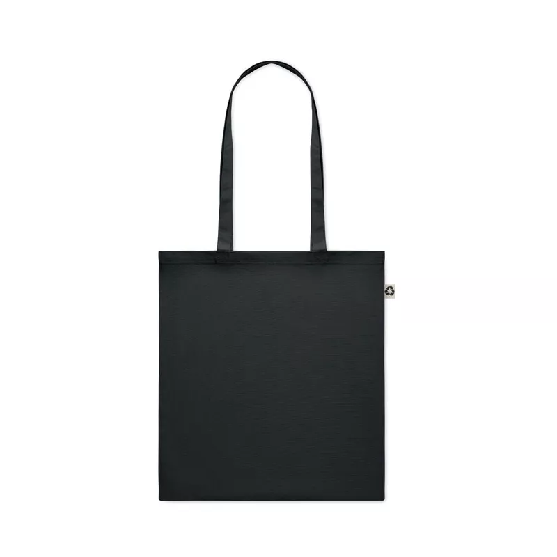 Torba z bawełny z recyklingu 140 g/m² ZOCO COLOUR - Czarny (MO6674-03)